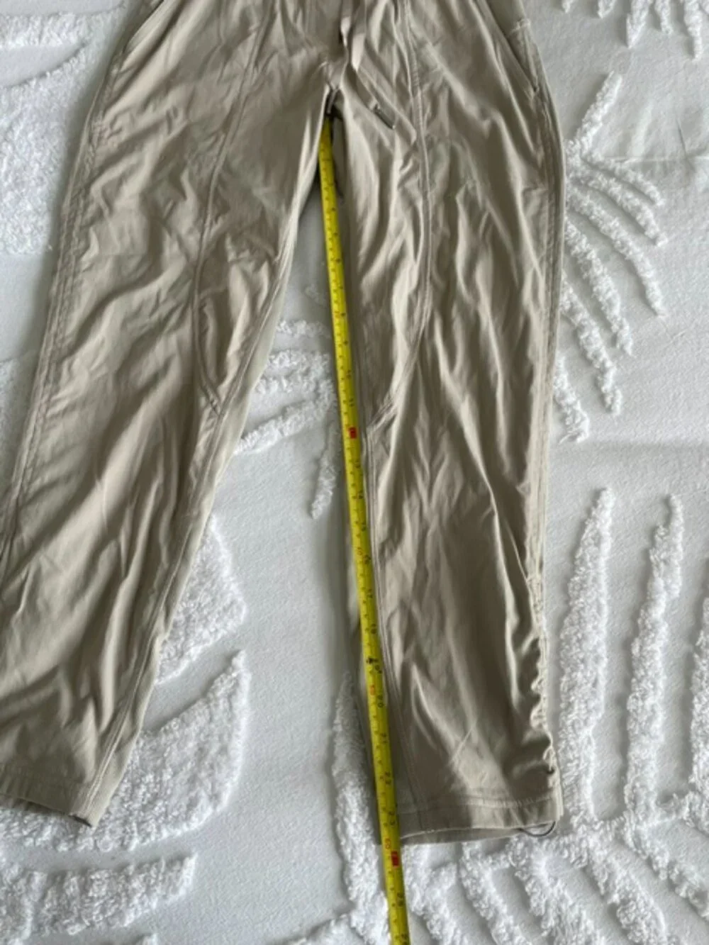 Lululemon Women's Dance Studio Crop Pants Unlined Light Beige - Size 2